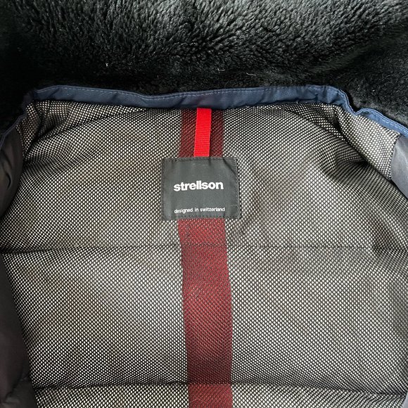 Strellson Duck Down Parka (Blue) - Picture 3 of 6